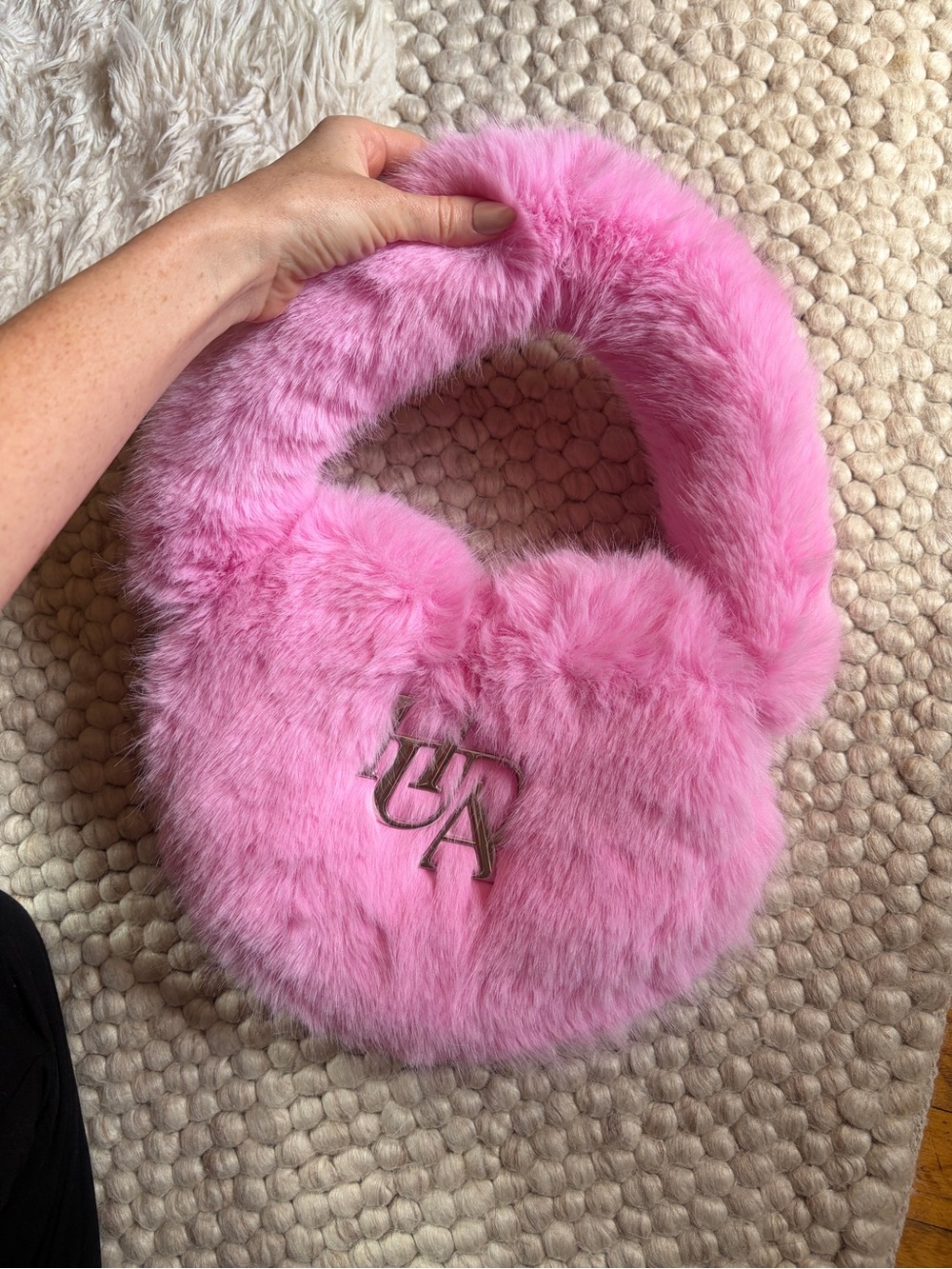 Huda purse and key chain mirror